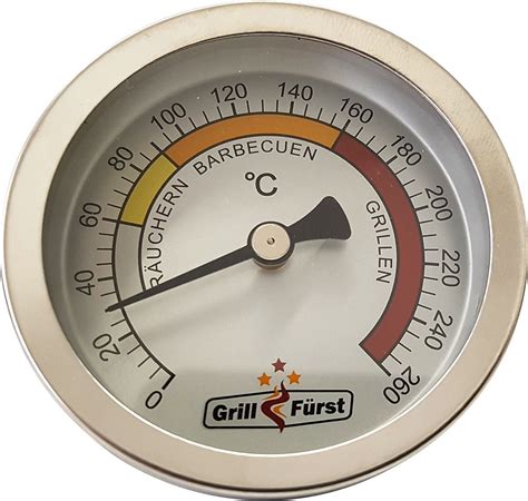 Grillfürst Grill Thermometer Therm260 Thrüos Deckelthermometer
