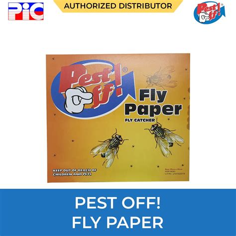 Pest Off Fly Paper Poroco Industries Corporation