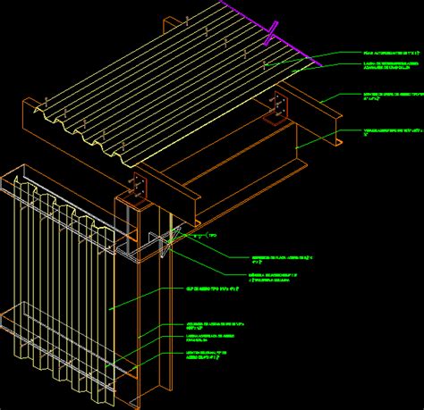 Planos De Detalle Isometrico De Ensamble De Estructura Metalica En Dwg Sexiezpix Web Porn