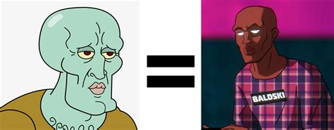 Baldski Handsome Squidward Rksi