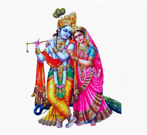 Krishna And Radha Together Free Transparent Clipart Clipartkey