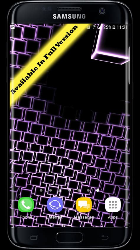 Neon Led Cubes Particles 3d Live Wallpaper For Android