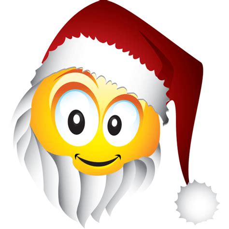 Bearded Santa Smiley Symbols And Emoticons