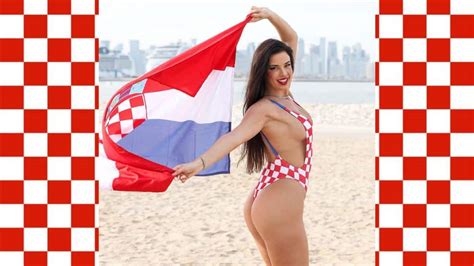 fifa world cup s hottest fan ivana knoll does this as croatia beat japan to enter quarterfinals