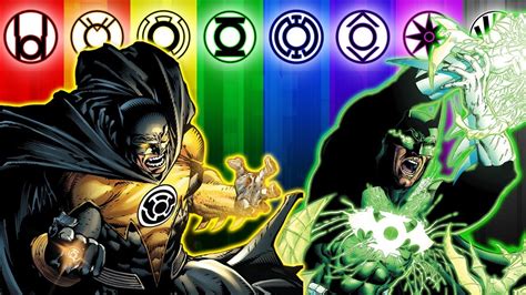 Batmans Power Rings Sinestro Corps Green Black And White Lantern