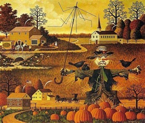 This Is Halloween Americana Art American Folk Art Folk Art Painting