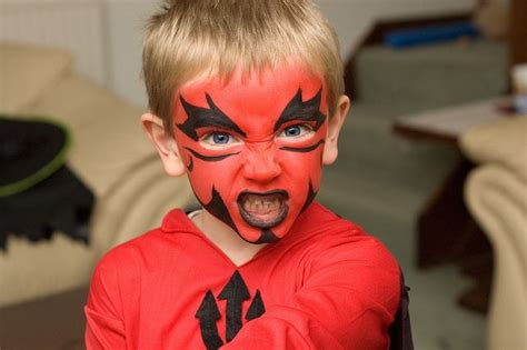 Little Devil By Mrmac Via Flickr Face Painting Halloween Kids Face