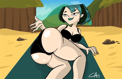 Rule 34 Ameizing Lewds Beach Bikini Cartoon Network Gwen Tdi Huge