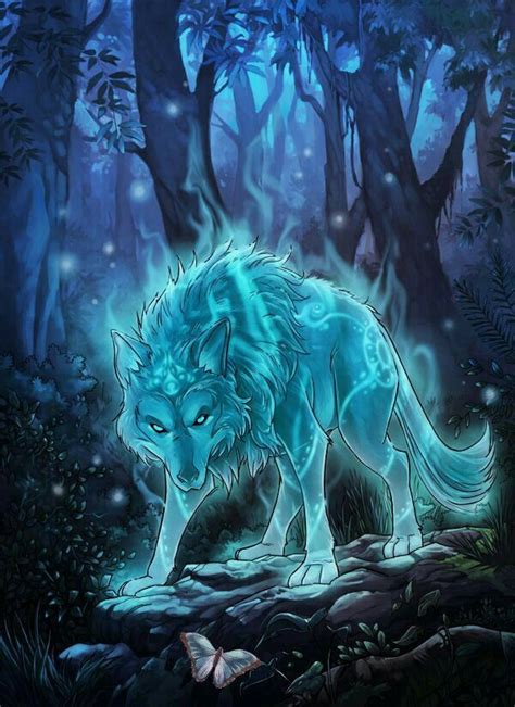 Lobo ʚïɞ Fantasy Wolf Spirit Animal Creature Art
