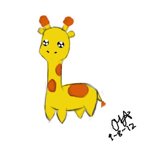 Chibi Giraffe By Oreohamster On Deviantart