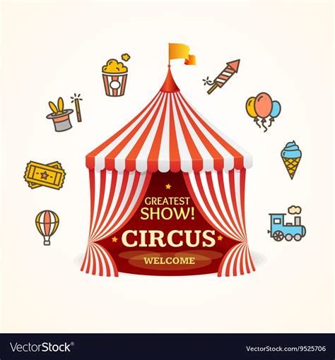 Circus Concept Royalty Free Vector Image VectorStock