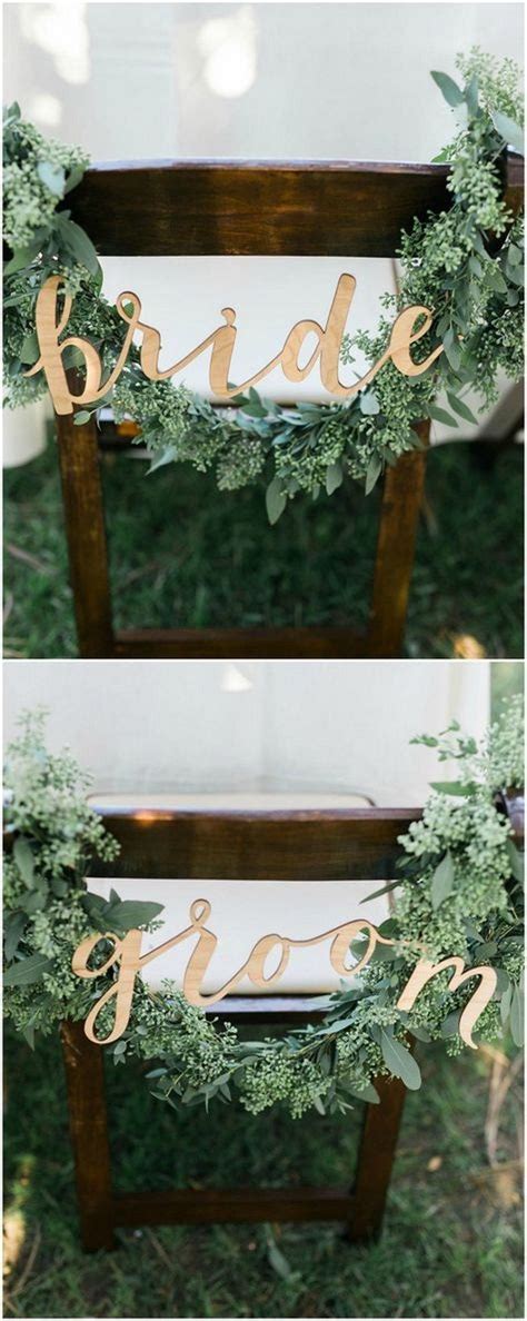 Take a cue from these ideas. 28 Awesome Wedding Chair Decoration Ideas for Ceremony and ...