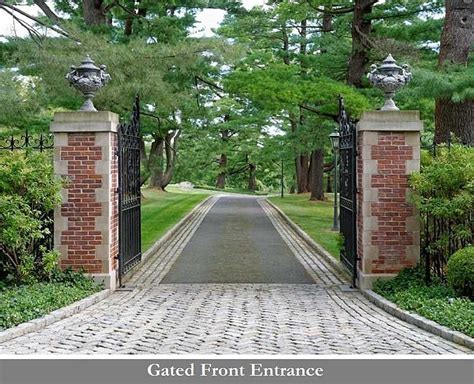 Driveway Entrance Landscaping Driveway Design Driveway Gate Home