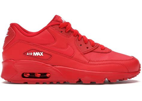 Nike Air Max 90 Ltr Red Gs 833412 603