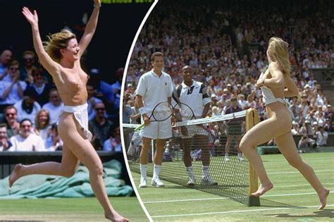 Naked Wimbledon Moment Nude Blonde Waitress Delayed Tennis Final Daily Star