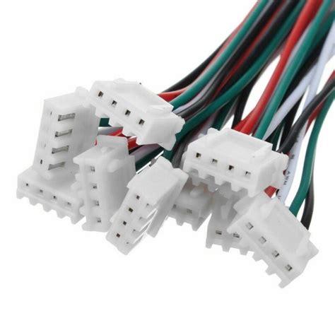 Set Mini Micro Jst Xh Mm Pin Connector Plug With Awg