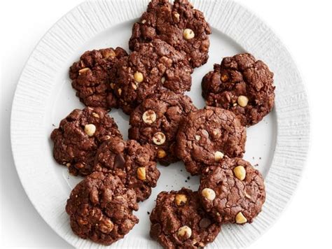Triple Chocolate Hazelnut Cookies Recipe Food Network Kitchen Food