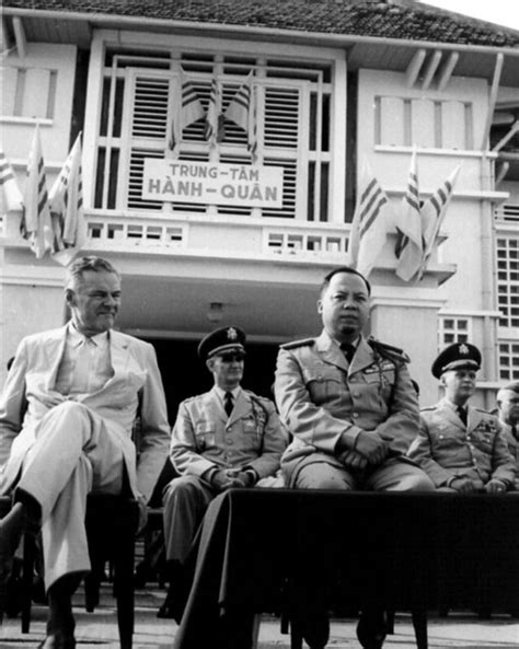 Ambassador Lodge Sitting Next To General Khanh With Genera Flickr