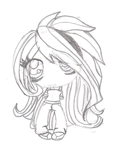 Gothic Chibi Pages Coloring Pages