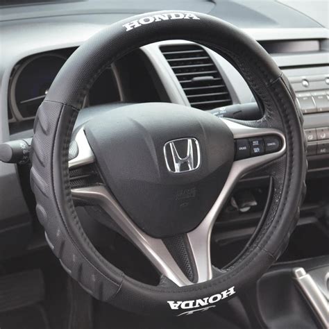 Honda Odorless Steering Wheel Cover 14 Black Car Interior Decor