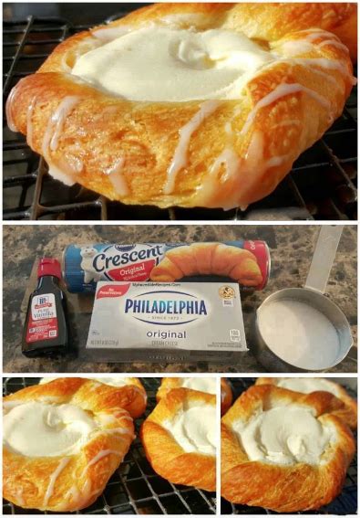 Crescent Cheese Danishes With Images Recipes Breakfast Dishes