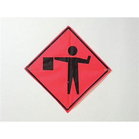 Eastern Metal Signs And Safety Roll Up Traffic Sign 48 In X 48 In