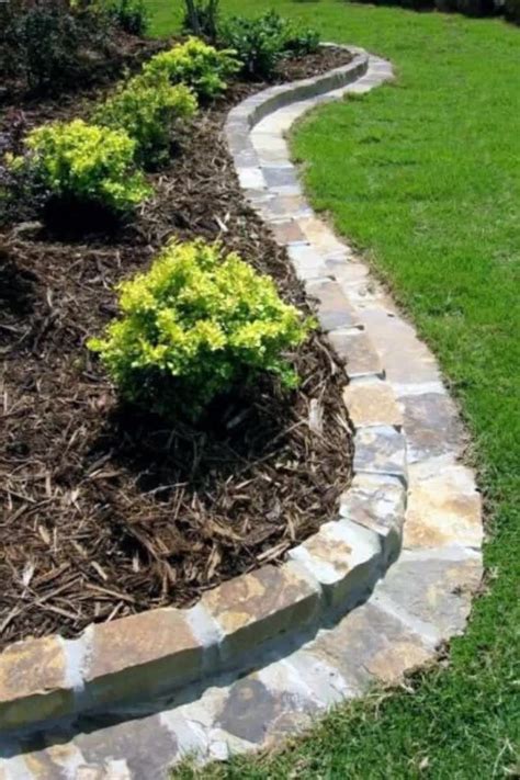 Top 40 Best Stone Edging Ideas Exterior Landscaping Designs Archup