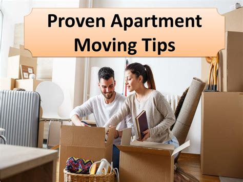 Ppt Proven Apartment Moving Tips Powerpoint Presentation Free