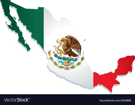 Mexico Flag Royalty Free Vector Image Vectorstock