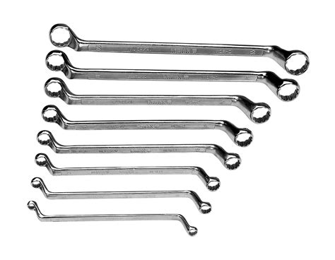 Tekton 45 Degree Offset Box End Wrench Set 11 Piece 6 32 Mm Pouch