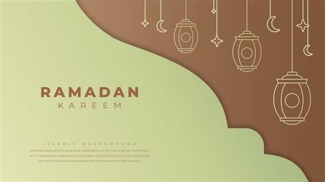 Premium Vector Ramadan Kareem Background Design Vector