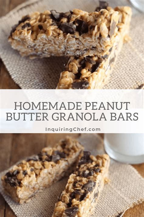 Chocolate Peanut Butter Granola Bars Recipe