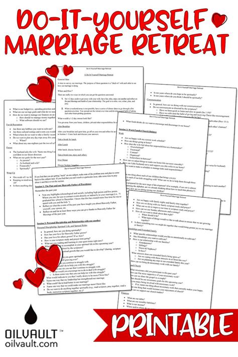 Self Help Marriage Counseling Worksheets