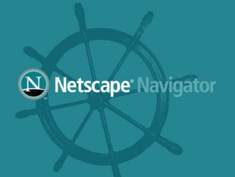 Netscape < back icon search home. Netscape Navigator