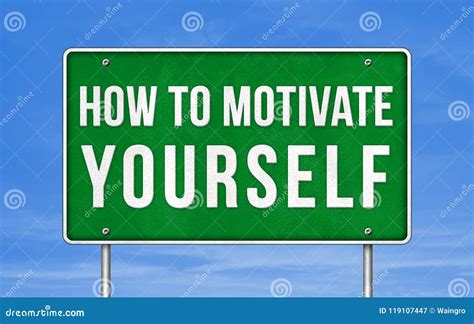 How To Motivate Yourself Stock Image 119107447