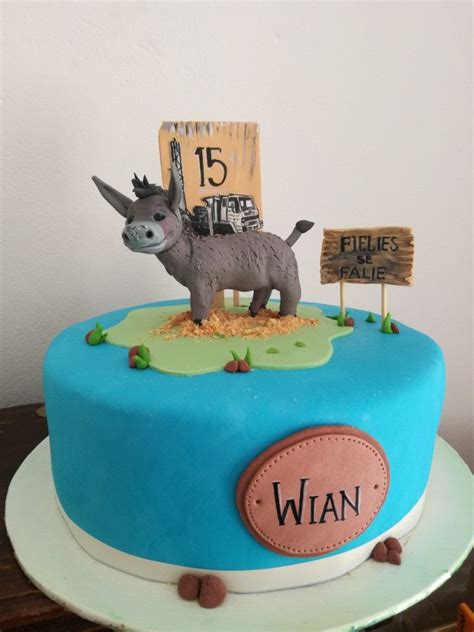 Donkey Cake Themed Cakes Sugar Art Cake