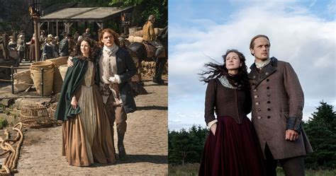 Outlander Jamie And Claires First And Last Scene In Each Season