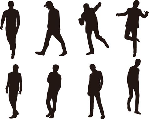 Silhouette Download People Silhouette Vector Png Download 729583