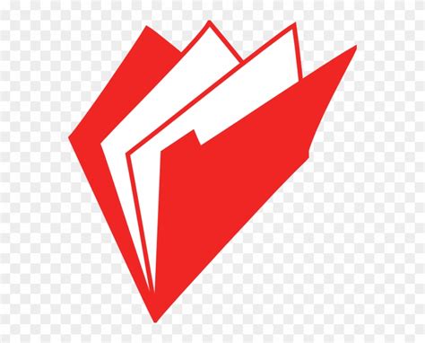 Folder Red Clip Art Folder Logo Red Png Clipart Transparent Png