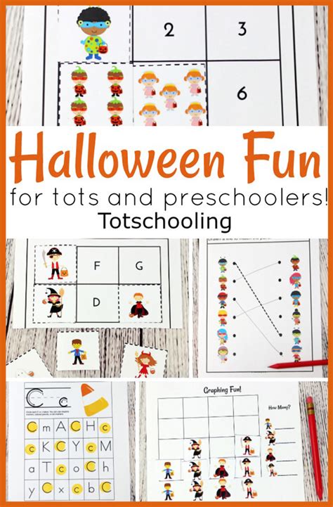Halloween Fun Pack For Tots And Preschoolers Totschooling