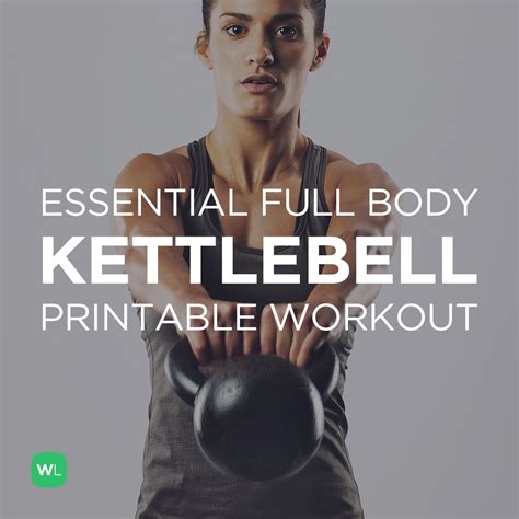Free Pdf Essential Full Body Kettlebell Printable Workout