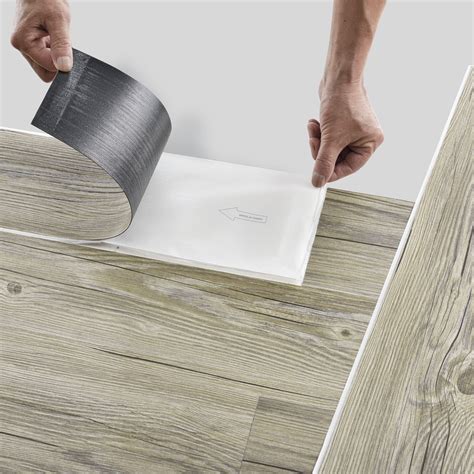 Self Adhesive Vinly Laminate Floor Planks Oak Light Matte Pack Of 7