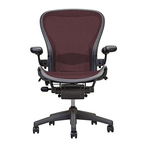 Aeron Chair By Herman Miller Highly Adjustable Garnet Madison Seating