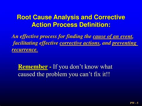 Ppt Root Cause Analysis And Corrective Action Workshop Powerpoint Presentation Id