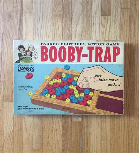 Vintage 1965 Booby Trap Game By Parker Brothers Inc Toys Games And Puzzles