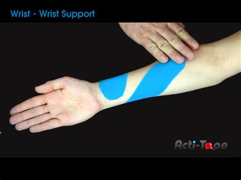 Acti Tape Wrist Support Youtube