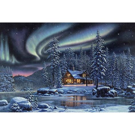 Buy Diy 5d Diamond Painting Winter Snow Scenery Mosaic Landscape