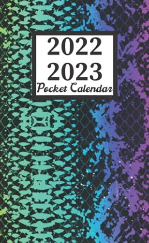 2022 2023 Pocket Calendar Two Year Monthly Pocket Planner Organizer