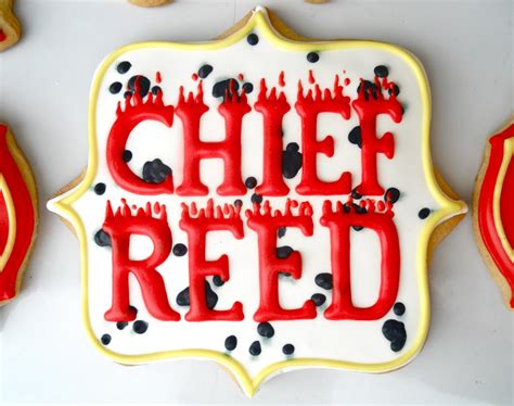 Oh Sugar Events Fire Fighter Cookies