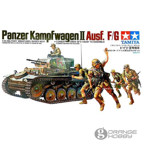 Ohs Tamiya 35009 135 German Panzer Kampfwagen Ii Ausf Fg Military